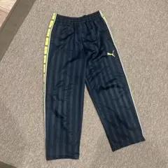 プーマ PUMA ジャージ トラックパンツ Y2K 黄緑 ネイビー SS