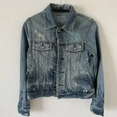 デニム ジャケット Gジャン 上着 古着 Mサイズ