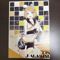 初音ミク 8th anniversary フェア A4イラストシート　鏡音リン