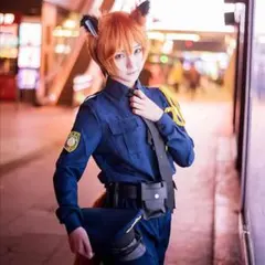 ニックコスプレ即購入⭕️説明欄必読‼️ ズートピア】ニック・ワイルド 警察官 フルセ L コスプレ衣装 E