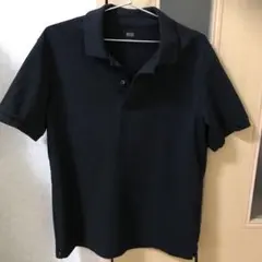 ユニクロ　ドライカノコポロシャツ　BLACK L