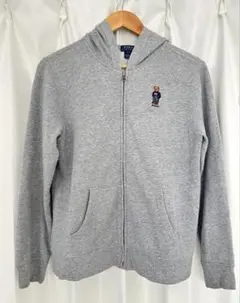 Polo Ralph Lauren グレー パーカー　くま　L ラルフローレン