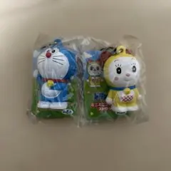 新品　ドラえもん・ドラミちゃん キーホルダー 2個セット