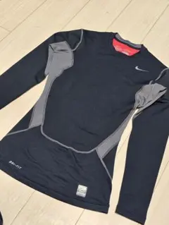 NIKE PRO COMBAT 長袖トレーニングシャツ ブラックのサムネイル