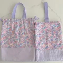 体操服袋・上靴入れ 2点セット