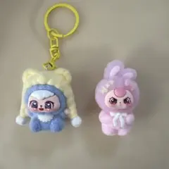 ベイビースリーキーホルダーとフィギュアセット