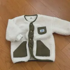 Lee フリースジャケット ホワイト/オリーブ