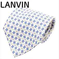 LANVIN ネクタイ 幾何学模様 ペイズリー柄 ビジネス パーティー 結婚式のサムネイル