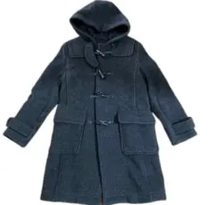 Urban Research ダッフルコート ダークグレー フード付き