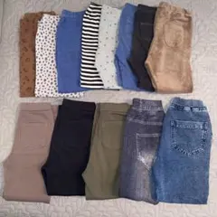 キッズ 120cm ボトムスセット（13点）