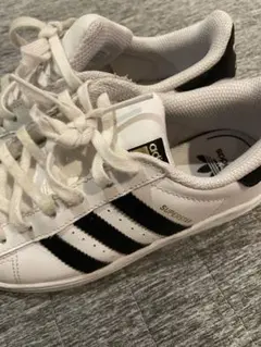 本日値下げ中！美品　アディダス スーパースター 白×黒 20.5cm キッズ