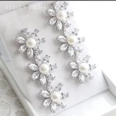 ステラブライダル　キュービックジルコニア ウェディングピアス