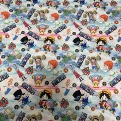 ワンピースキャラクター綿プリント生地