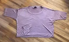 【最終値下げ】 H&M トップス　カットソー　M ピンク　ゆったりシルエット