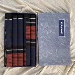 西川産業 もめん工房 ストライプ模様 座布団カバー 55x59cm