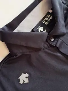 DISCOVER GOLF ポロシャツ グレー/ネイビー★難有り