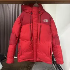 THE NORTH FACE フード付きダウンジャケット レッド