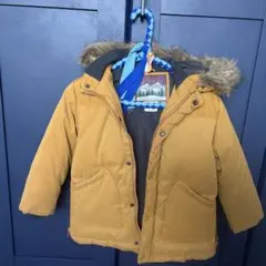 ZARA 黄色 ダウンコート 100cm~