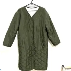 しまむら　オリーブグリーン キルティングジャケット　Mサイズ