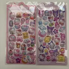 サンリオキャラクター透明シール2シートセット