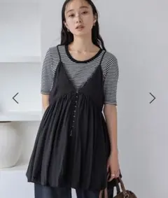 バルーンキャミチュニック ジーナシス 黒色