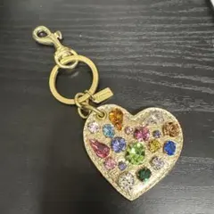 COACH　レザー　キーリング　バッグチャーム