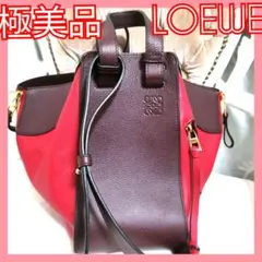 LOEWE✨ナッパアイレ パテント トートバック スモール ボルドー - メルカリ