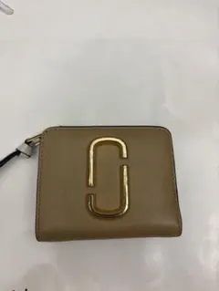 MARC JACOBS 二つ折り財布 ベージュ