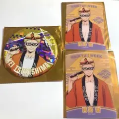 ハイキュー!! ウィーク 缶バッジ クリアカード 月島蛍