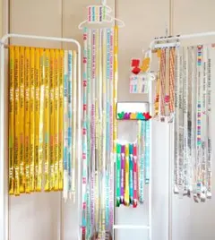 嵐歴代銀テープ　フル38本・3ロゴ5本・おまけ4本・落下物ハート・リボン5色　羽