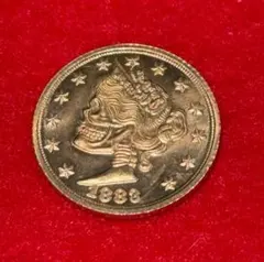 海外古銭　自由の女神　アメリカ アメリカ】自由の女神 コインセット 2枚組 1986 [C-0000851