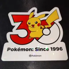 韓国限定】ポケモン30周年シール ピカチュウレア PokémonPikachu