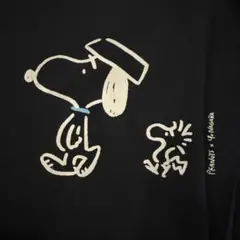 スヌーピー トレーナー ブラック