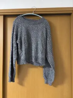 シャギーニット グレー Lサイズ タイムセールは14まで！