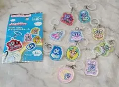 エンジェルブルー　アクリルミニチャーム　コンプ　10種類　キーホルダー