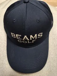 BEAMS GOLF キャップ ネイビー