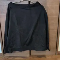 ボートネックオフショルダースウェット