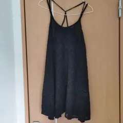 OLIVE des OLIVE レース チュニック ブラック F