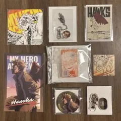 ヒロアカ ホークス 原画展 ヒーロープラザ セット