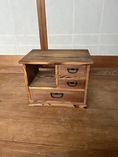 木製引き出し式小物入れ