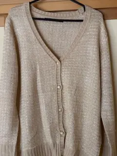 ラメ入りカーディガン