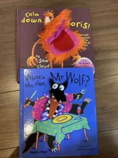 英語　とび出す絵本2冊セット