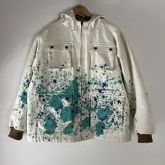 ブラックアイパッチ　スプラッターデザインフードジャケット　XL