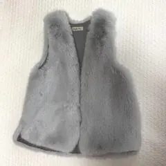 Maglia Plus マリアプラス　ファーベスト　ライトグレー