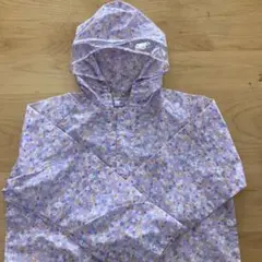 レインコート　オリーブ・デ・オリーブ　130 ラベンダー　くすみピンク　花柄