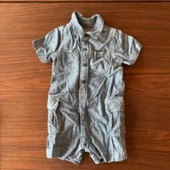 baby Gap デニムロンパース つなぎ  80cm