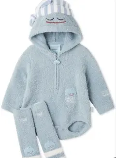 ジェラピケ×ドラクエ　パウダースライムロンパース&レッグウォーマーセット　80