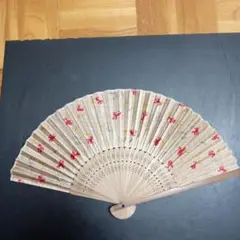 すす竹扇子　金魚　材質:竹/ポリエステル