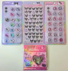 正規品ボンボンドロップシールミニクロミ　キティおはじきシール日焼けキティ