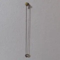 COACH シルバー ハート型ネックレス